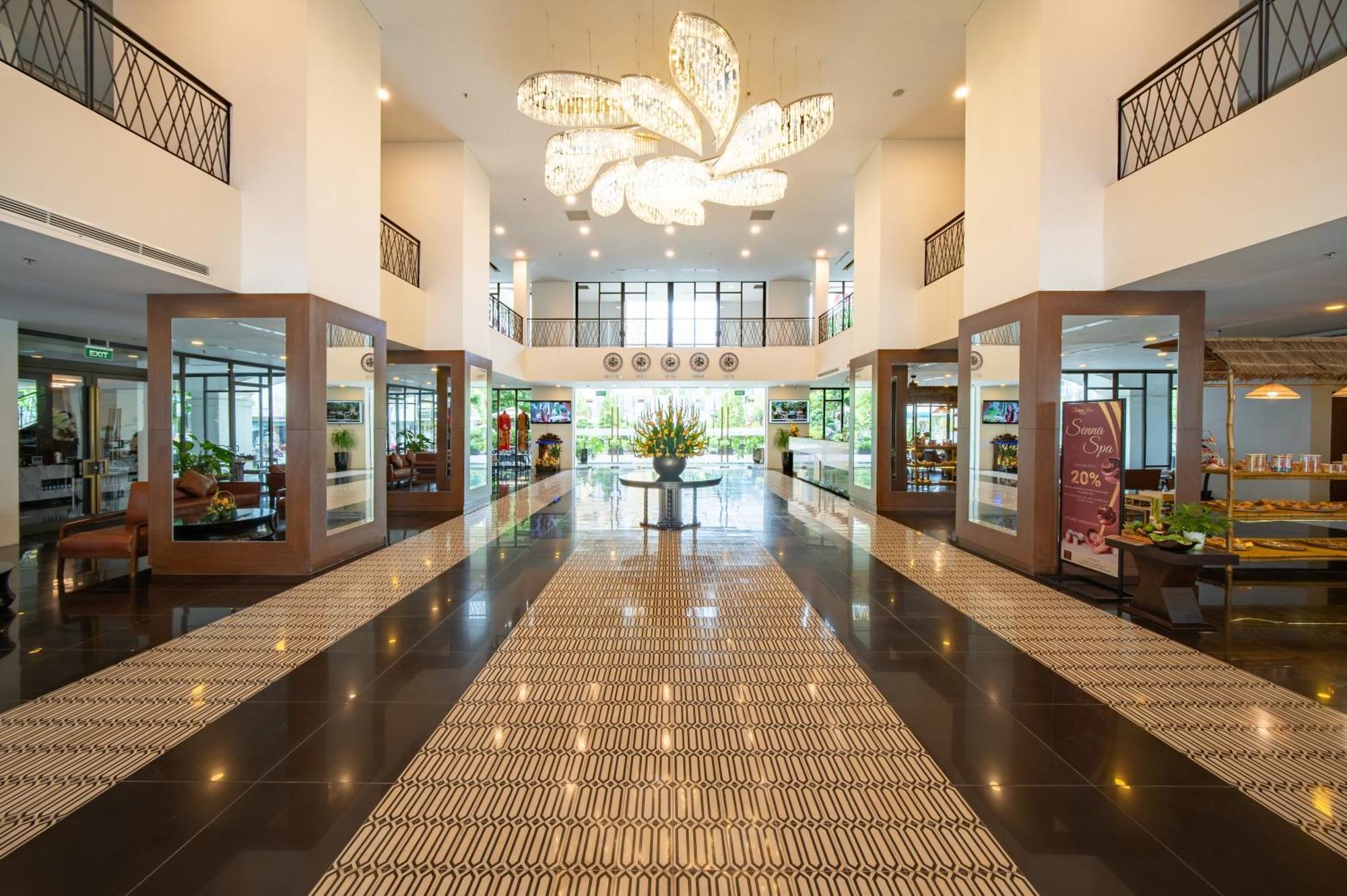 Senna Hue Hotel Eksteriør bilde Lobby